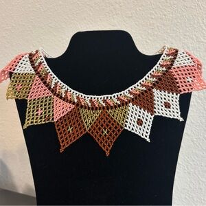 💕New Listing 💕 Artisan Vibrant Beaded Necklace